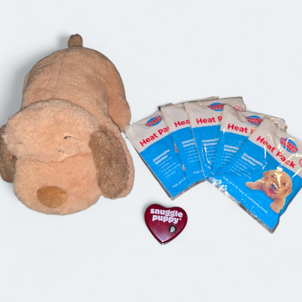 Snuggle Puppy Behavioral Aid Dog Toy With Heat Packs & Heartbeat